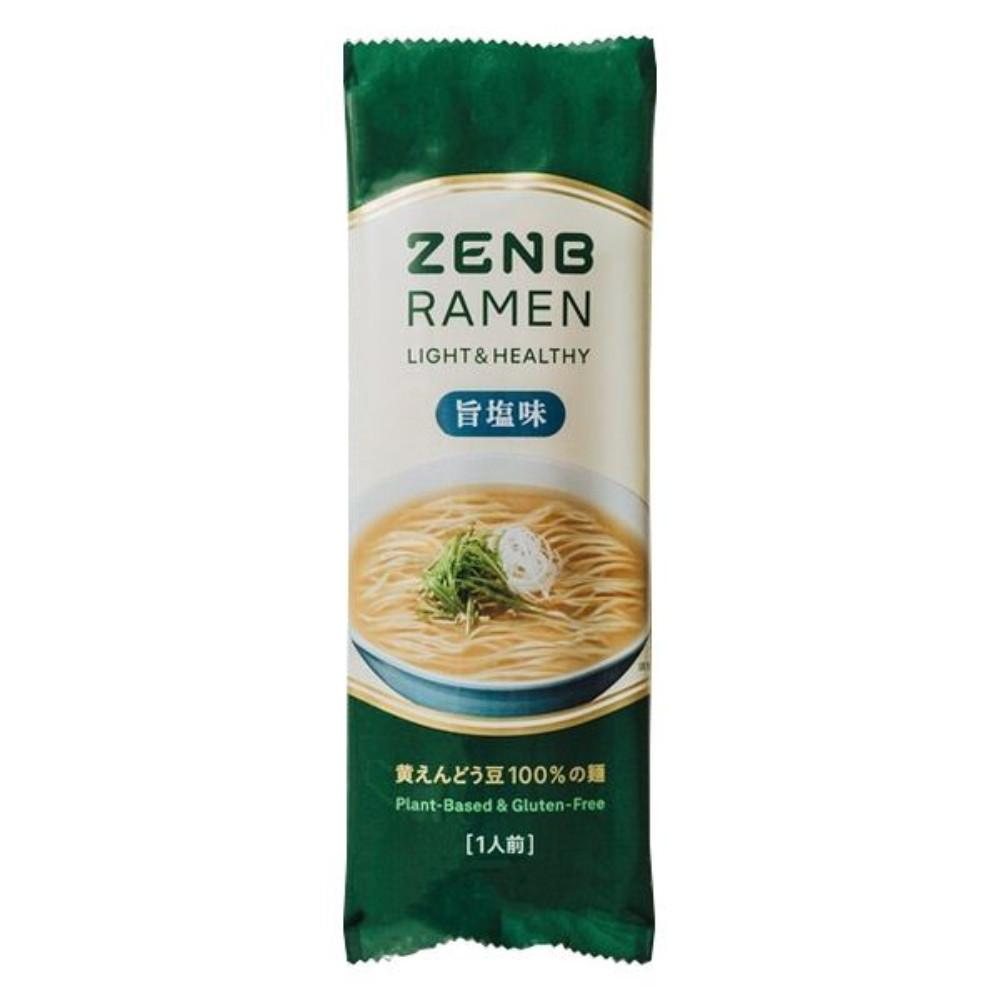 Japan ZENB RAMEN 100% Yellow Pea (Umashio / Soy Sauce Flavor) 1 Serving