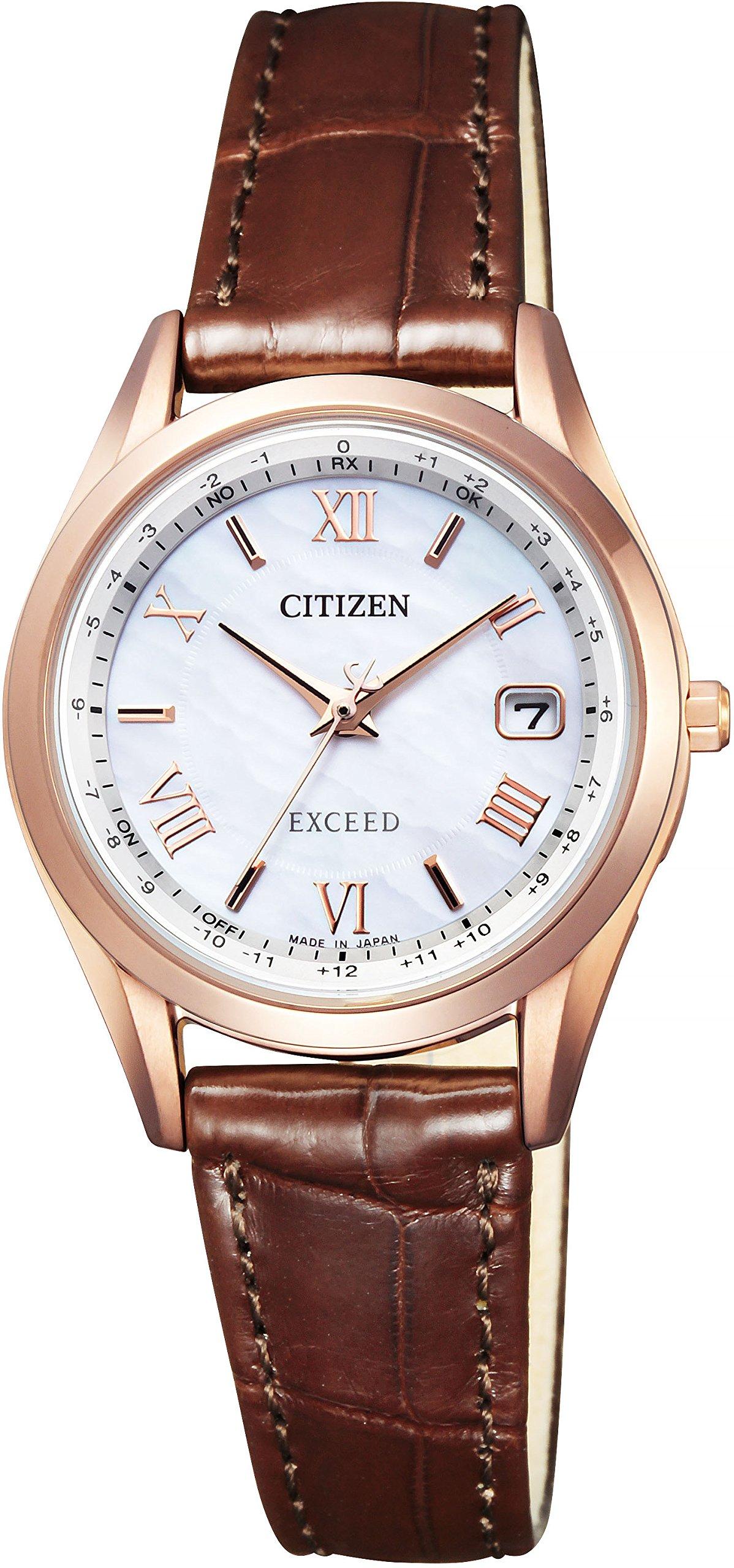 

Exceed Watch Radio Controlled Watch Direct Flight Pair Model Ladies [Citizen] ES9372-08W Eco-Drive