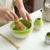 With Pouring Spout Ceramic Matcha Bowl Handmade Japanese Tea Set Gift for Matcha Lover