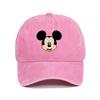 Retro Washed Mickey Mouse Print Baseball Cap Men Women Vintage Kpop Snapback Cap Adjustable Breathable Trucker Hat Sunscreen Hat