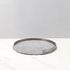 European Metal & Leather Storage Tray for Home Decor