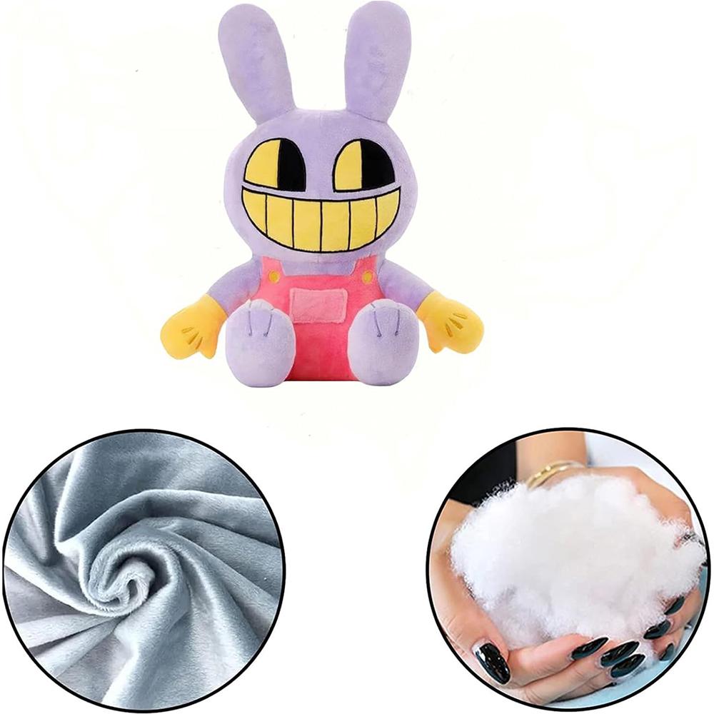 2 stk Digital Circus Plush Cute the Clown and the Rabbit Animal Doll for Kids