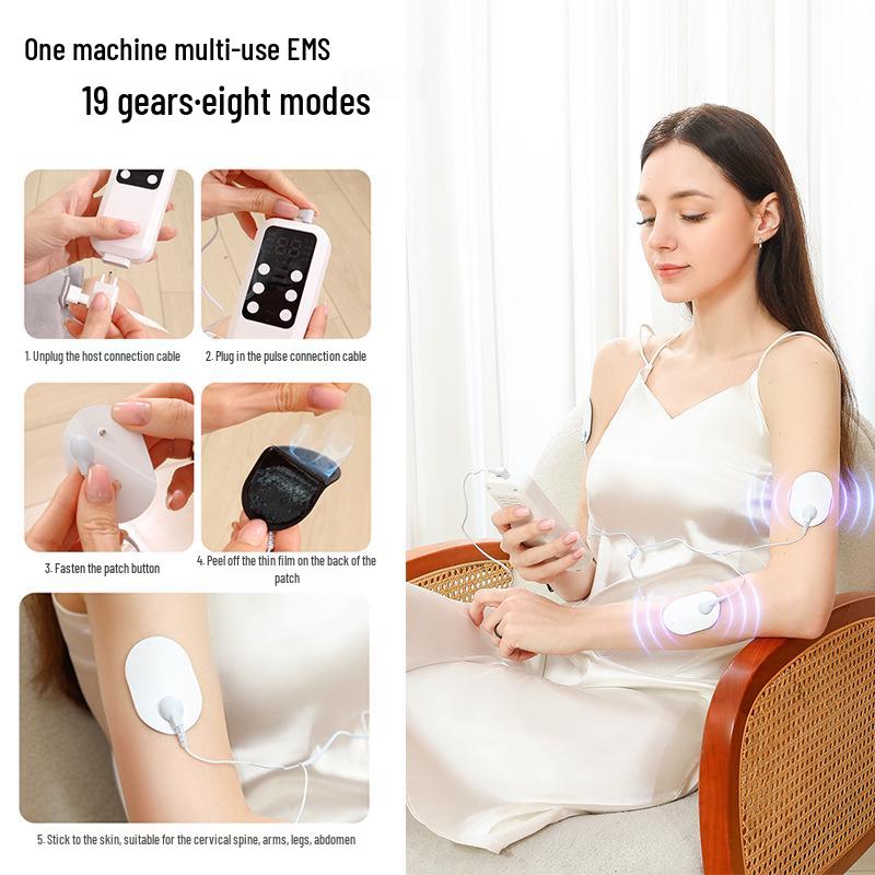 Electric Headband Massager with Kneading, Hot Compress, and Pulse Air Pressure for Sleep Aid