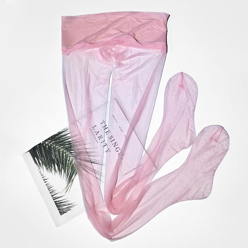 Hohe Dichte Nahtlos0.01D Netz-Taillenstrümpfe Damen Ultra-Dünn Seidig Glatt Strumpfhose Übergröße Spurlos