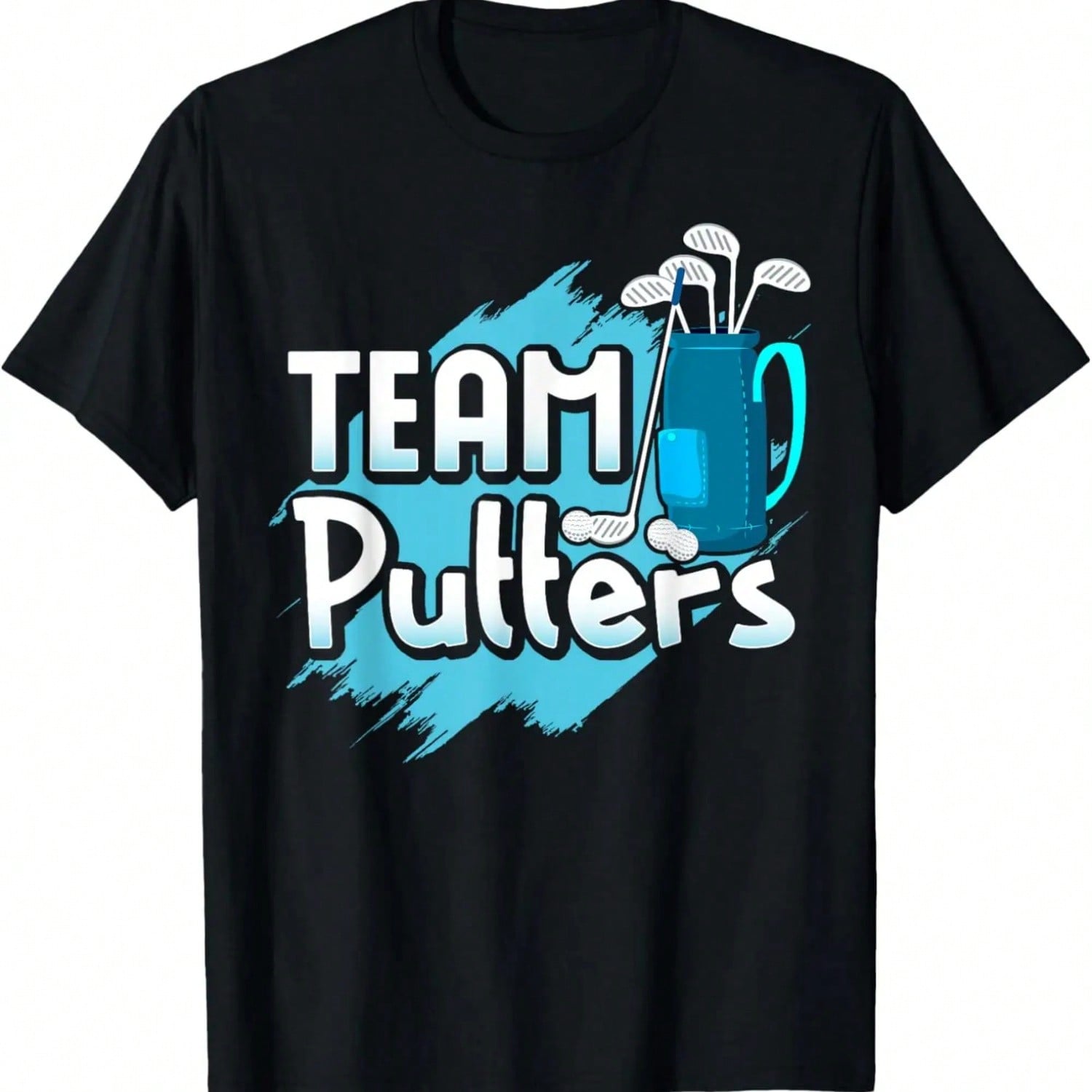 Team Putter Golf Player Family Matching Gender Reveal 2024 T-Shirt S разноцветный