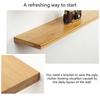 Upgraded Shelf Brackets Pack of 4 Rust Resistant & Corrosion Proof Supports Functional Shelf Brackets for Homes & Office