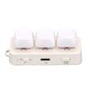 3 Key Keypad Bluetooth USB Programmable RGB Backlit 3 Key Macro Mechanical Keyboard for DIY Gaming Working White