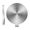 Induction Cooker Heat Distributor Stainless Steel Adapter Plate with Handle Efficient Heat Conductor for Cookware
