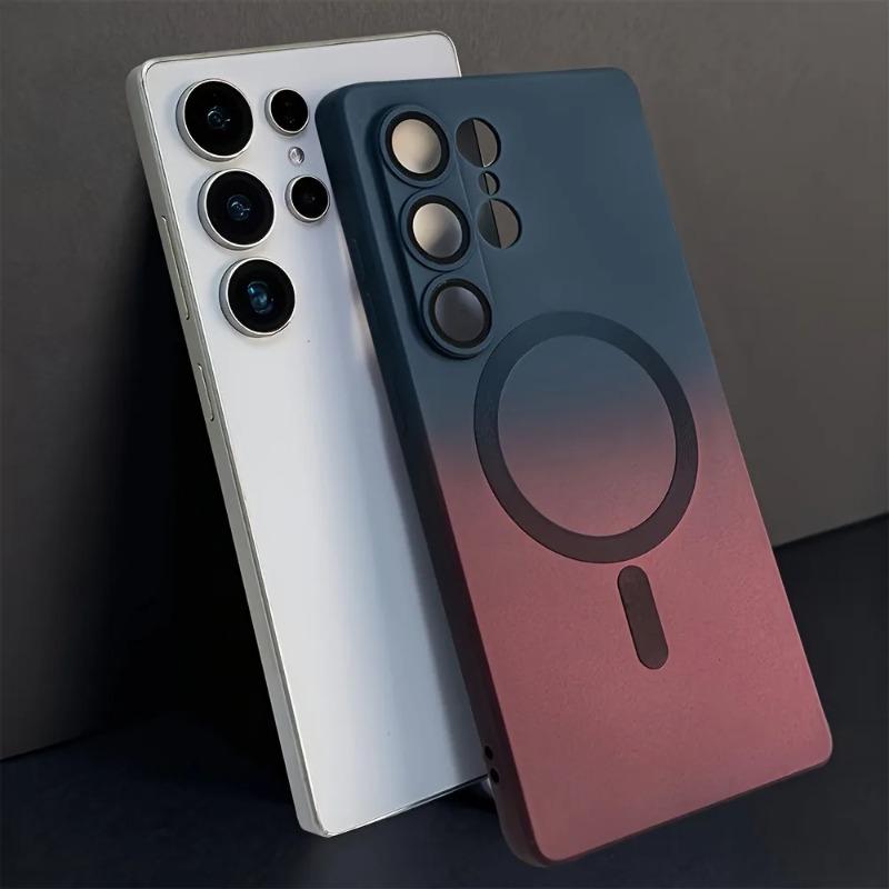 S26 S2 Ultra Plus Case  Gradient Magnetic Phone Case For Samsung Galaxy S26 S2 S24 S23 S 26 Ultra Plus Cases Soft Cover