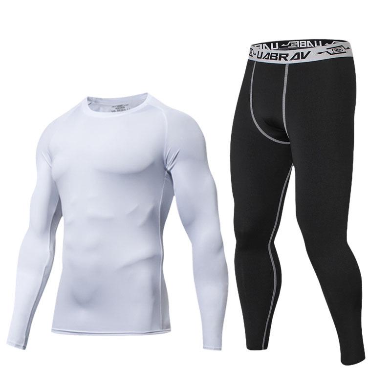 "Men's Quick-Dry Compression Sports Suit for Autumn/Winter - Basketball, Running & Fitness"