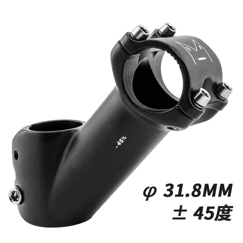 31,8mm Horský Silniční Kolo Představec Ultra-lehký 45 Stupňů Hliníková Slitina Řídítka Zvedák Zvyšovací Zařízení