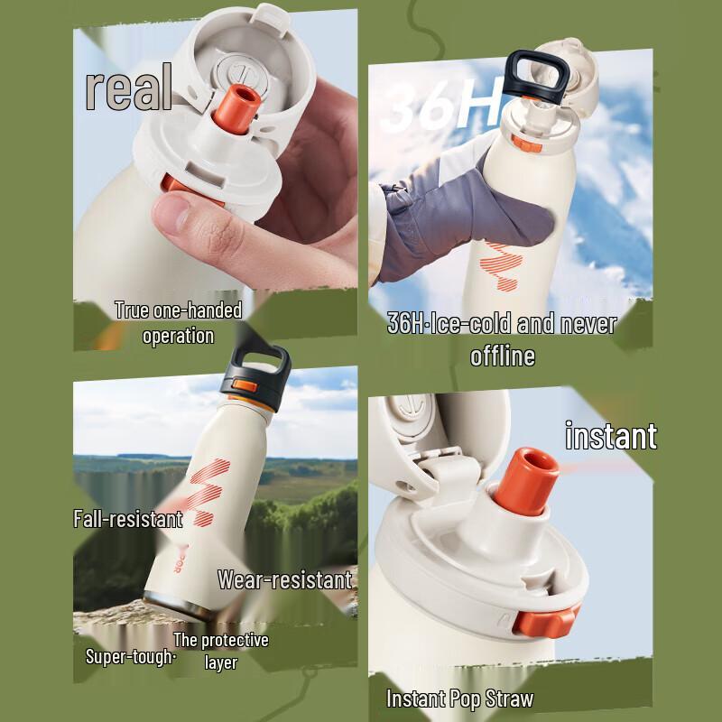 Supor Insulated Stainless Steel Water Bottle