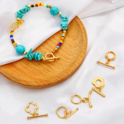 Medené kúzla na zapínanie náramkov na výrobu šperkov pre domácich majstrov Príslušenstvo na zalisovanie konektorov