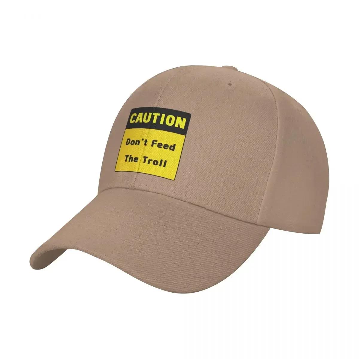 

New Caution. Dont Feed The Troll Sign Baseball Cap custom Hat tea Hat Vintage Women s Unisex s