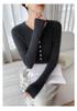 2026 Autumn/Winter Cashmere Knit Slim Fit Round Neck Wool Sweater Pullover