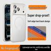 Hongzhuo Magnetic Frosted Translucent Silicone Phone Case for iPhone