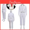 White Cat King Elvis Presley Cosplay Suit For Halloween Costume Wholesale