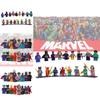 Superhero Mini Figures Set 50-100 Pieces Abs Plastic Diy Building Blocks Export Type