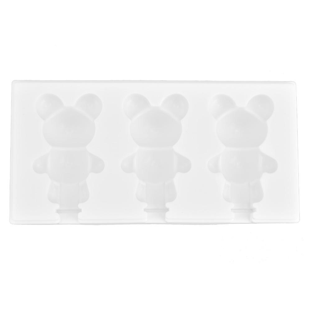 Multi Grid Ice Cream Mold Heat Resistant Non-Stick Ice Bar Mold Soft and Smooth Easy Release Ice Cream Making Mold