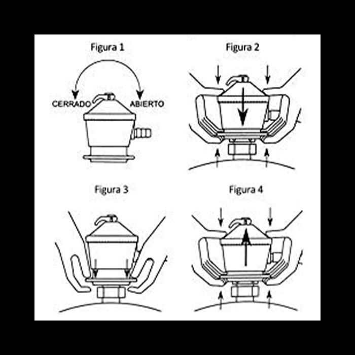 Kit Régulateur + Caoutchouc Butane et Colliers de Serrage 30gr Homologué Domestique