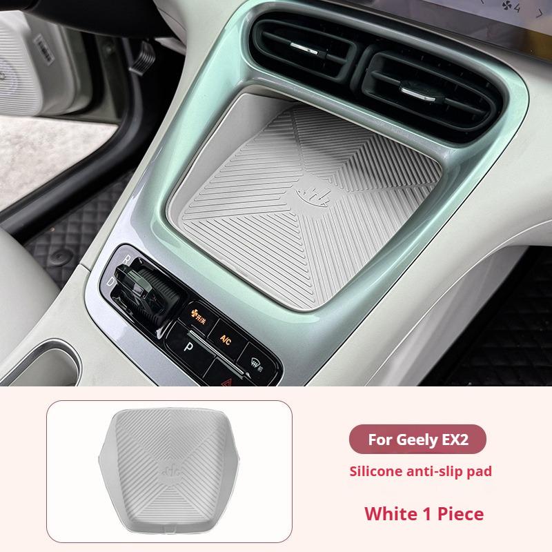 For Geely EX2 Car Silicone Pad for Center Console Gear Shift Decorative Frame Silicone Non-slip Pad Car Interior Accessories