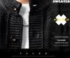 Men's High-End French Retro Cardigan Sweater: Winter Thick Knit Stand Collar Jacket