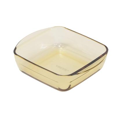 CP-8836 1.6L Square Heat-Resistant Glass Baking Dish, Microwave, Oven, and Dishwasher Safe