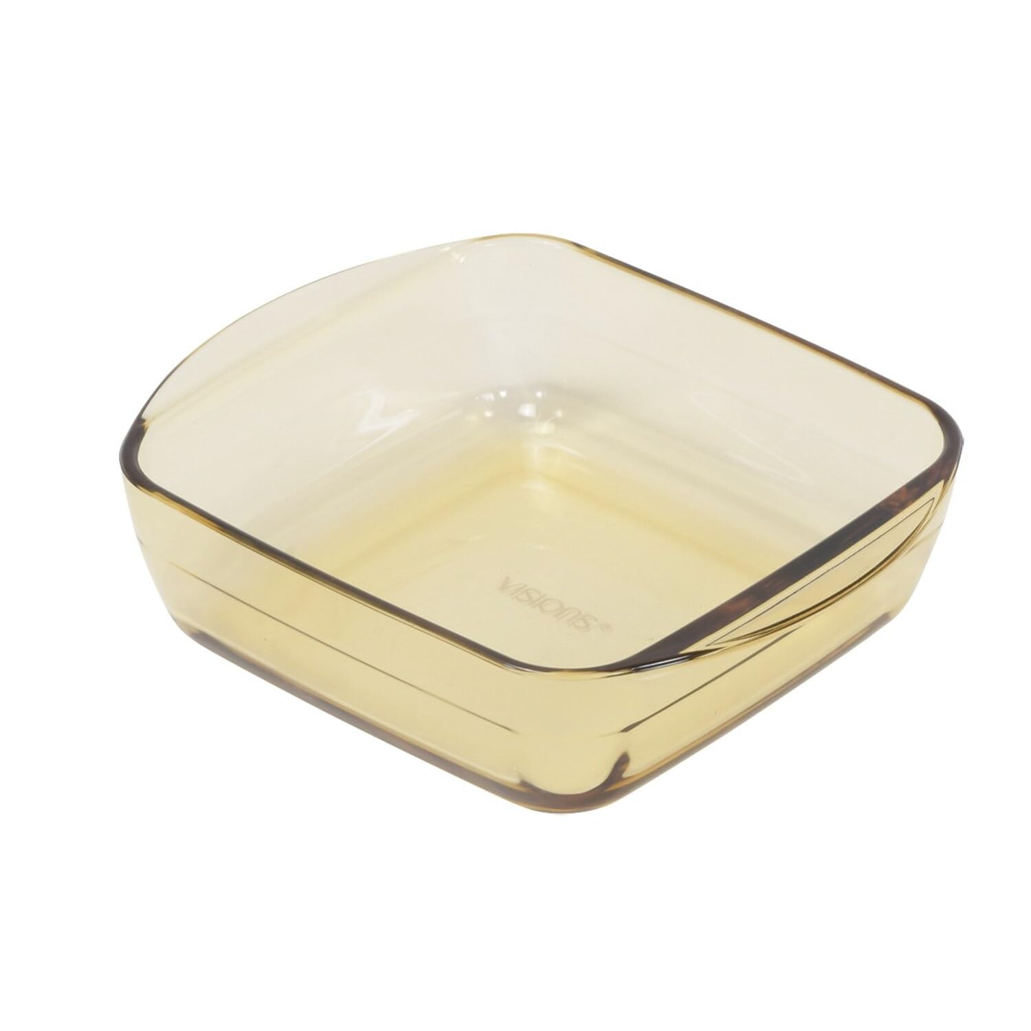 

VISIONS CP-8836 1.6L Square Heat-Resistant Glass Baking Dish, Microwave, Oven, and Dishwasher Safe