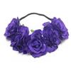 Bridal Holiday Wreath, Simulation Rose Flower Headband, Christmas Mardi Gras Ball Party Head