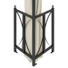 Vidaxl Gazebo With Curtains And Two-Part Roof, 3X4 M, Cream