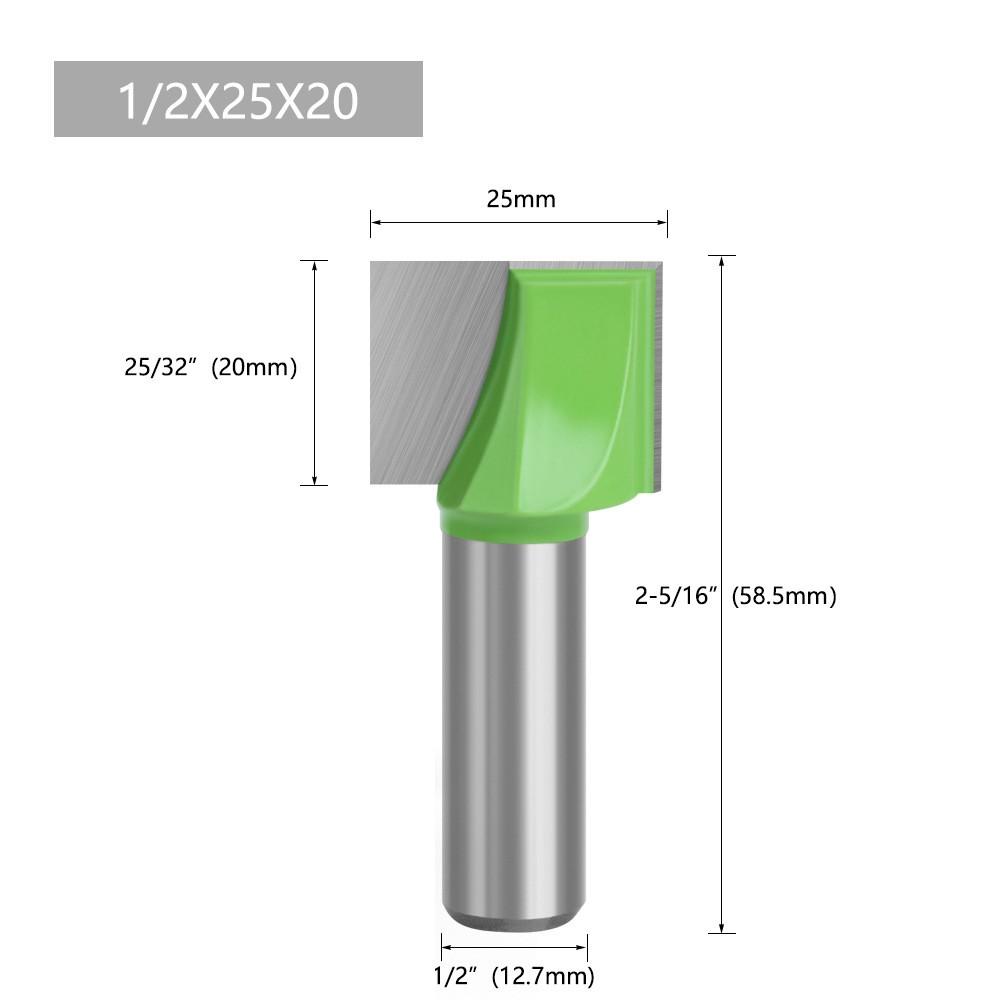 1PC 12.7mm Router Bits Cleaning Bottom Engraving Shank Milling Cutter