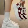 thick-soled little white shoes women's new summer versatile and lightweight soft-soled sports shoes small height-increasing board shoes