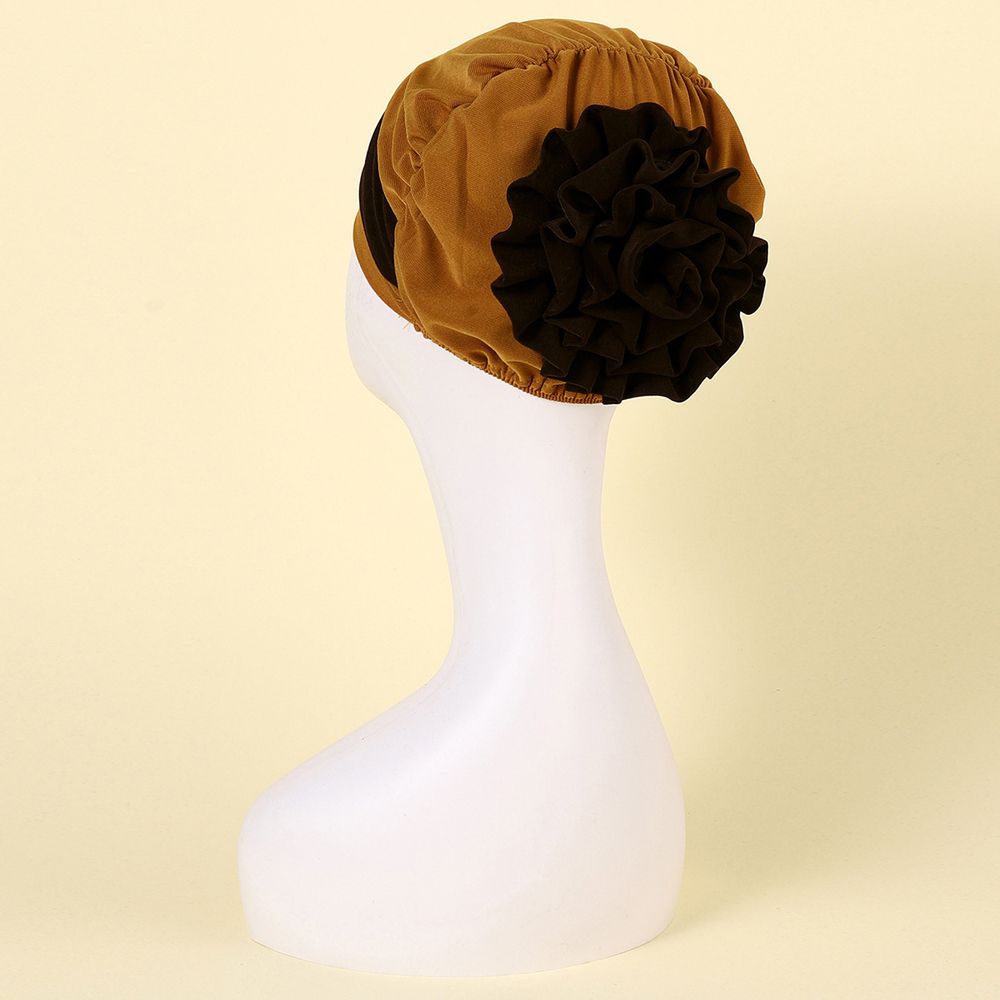 Flower Simple Head Wrap Shawl Headwear Women Headscarf Turban Hat Indian Hats Muslim Hijab Caps