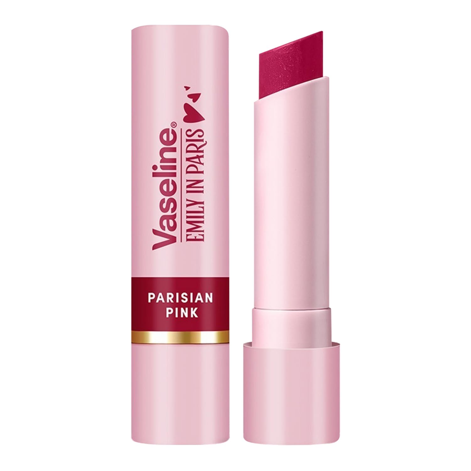 Vaseline Parisian Pink Emily In Paris Limited Edition Pink Tinted Lip Balm Stick 3g Pack