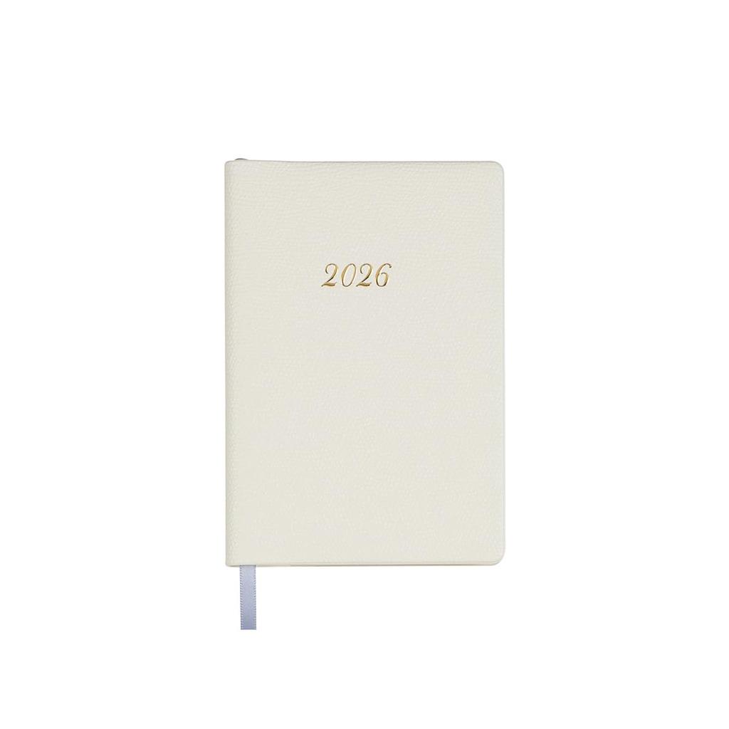 Delfonics Planner 2026 Edition / Starting October 2025: A6 Consonant Weekly Planner (White)