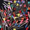 100Pcs Dental Polisher Nylon Latch Flat Brushes Polishing Prophy Brush