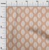oneOone Cotton Flex Dark Beige Fabric Asian Leaf Block Fabric For Sewing Printed Craft Fabric By The Yard 40 Inch