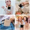 Crossbody Leather Phone Case for Samsung Galaxy Z Flip 6 5 4 3 Flip6 Flip5 Flip4 Flip3 Wallet with Card Holder Protection Cover