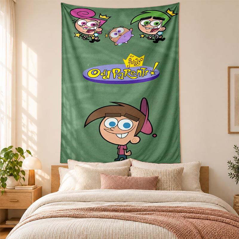 Fairy oddparents Tapestry highquality for decorating living room bedroom dorm walls ideal as bedroom wallart orholiday gift
