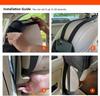 Universal Car Seat Storage Bag Seat Side Storage Cell Phone Hanging Bag Multi-pocket Drink Holder Storage Bag Cell Phone Holder