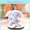Cute Elephant Plush Doll With Pp Cotton Filling For Backpacks And Keys