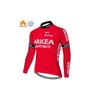 ARKEA Fleece Cycling Jersey Men Women Winter Thermal Long Sleeve Road Mountain Bike Riding Top