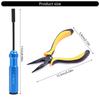 Model Tool Kit 10Pcs Hexagonal Handle Screwdriver Pliers Set For Precisions Machining And Aircraft Assembly