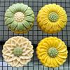 150g/200g Flower Shape Pastry Moulds Mooncake Mold Mooncake Mould Hand Pressure Tool Plastic Material Baking Accessories