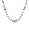 Trendy Rhinestone Butterfly Necklace: Japanese & Korean Fashion, Titanium Steel, Hip Hop Street Style