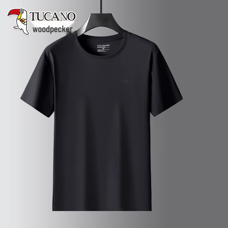 TUCANO Men's Plus Size Round Neck Short Sleeve T-Shirt