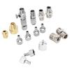 15PCS Airbrush Adapter Set Stainless Steel Airbrush Quick Release Disconnect Fittings Connector Kit