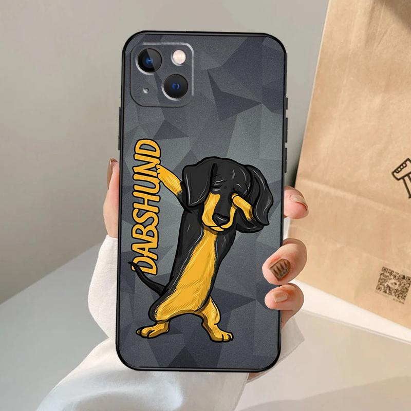

DACHSHUND Phone Case For iPhone 17 Air 16 15 14 13 11 12 Pro Max 13 12 mini 15 16 Plus 16e Cover Coque iPhone 13Pro MAX