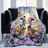 1pc, Mickey and Minnie (2) Home Decor Flannel Blanket Perfect Gift for Bedroom, Living Room, Travel, Camping, Car