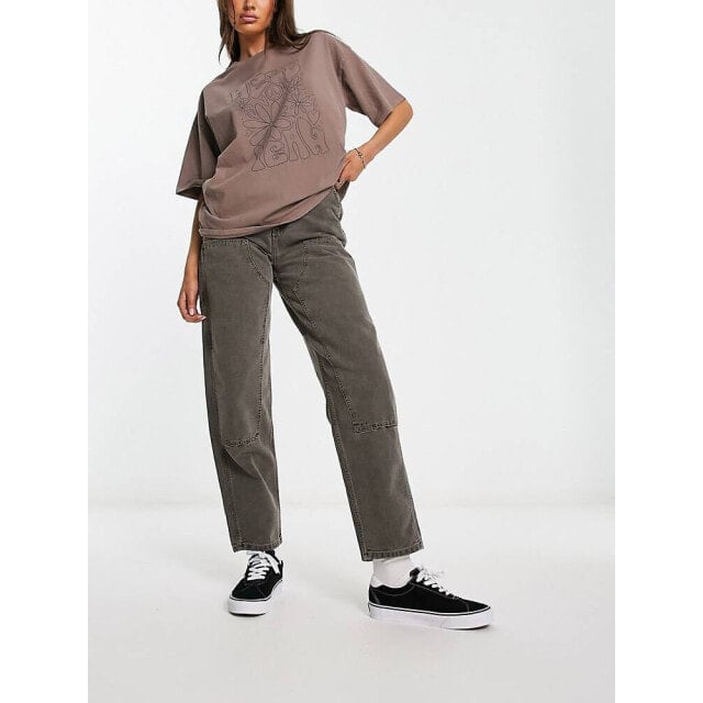 

Черные плотные брюки с завышенной талией Carhartt WIP amhurst